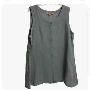 Flax grey tunic top m